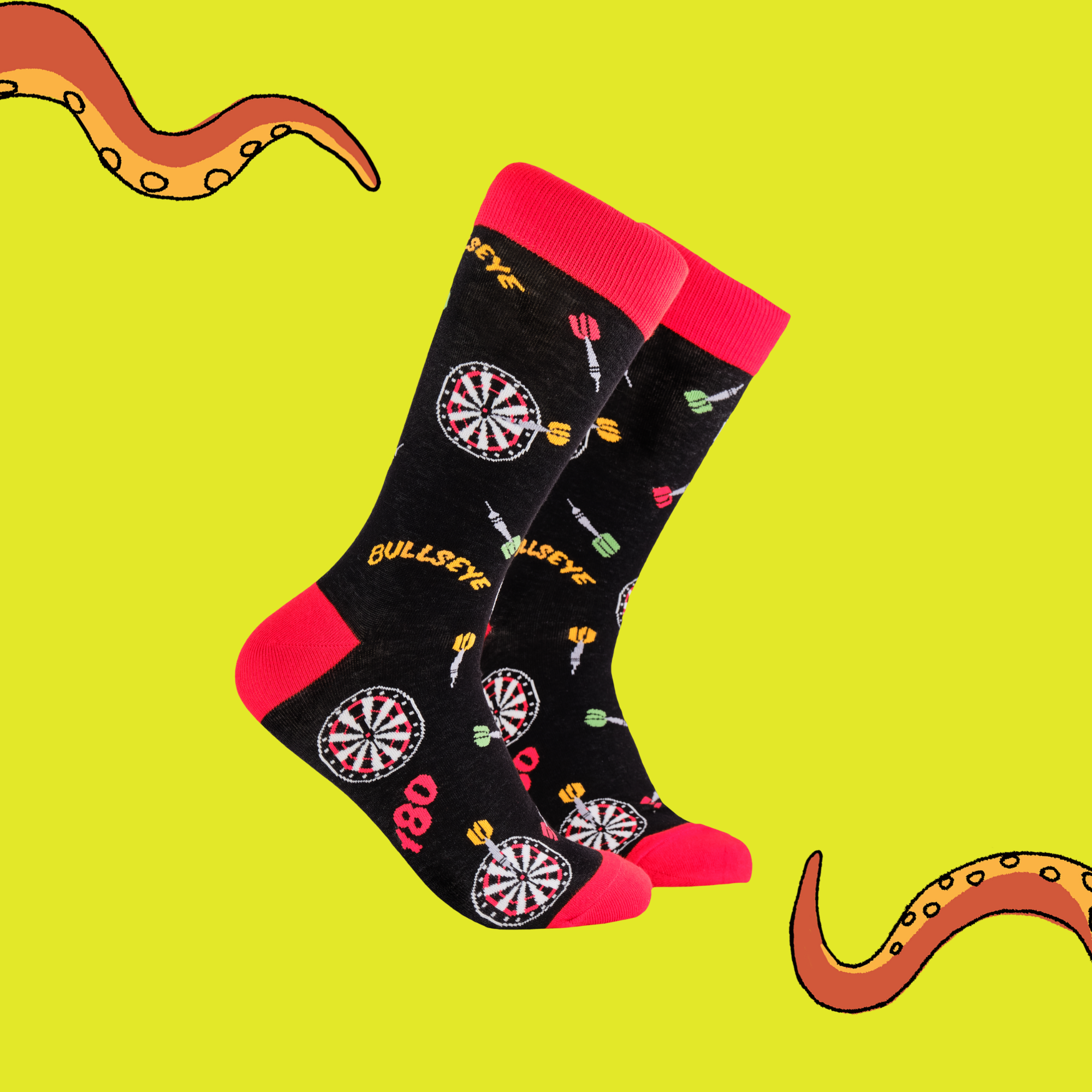 Darts Socks - Bullseye - Socktopus