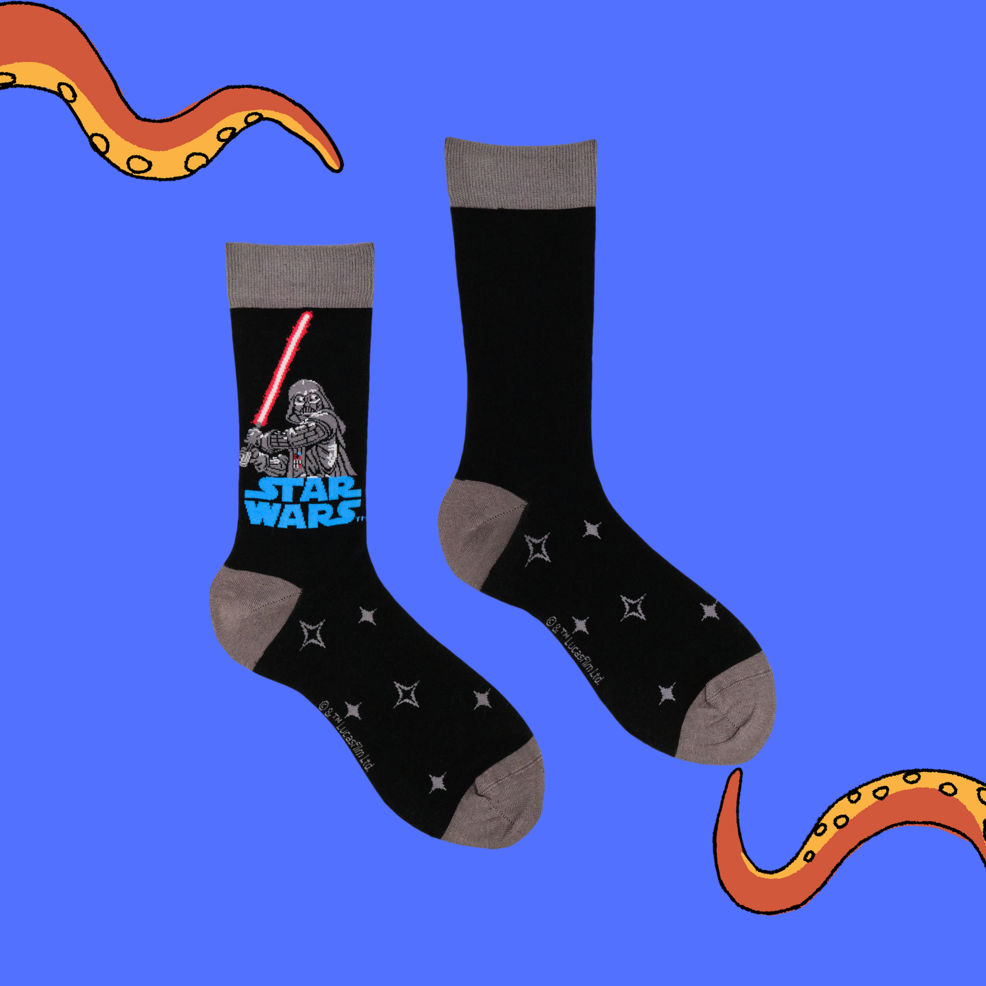 Happy Socks Socks 'Star Wars™ Darth Vader and Stormtrooper' in Black | ABOUT YOU