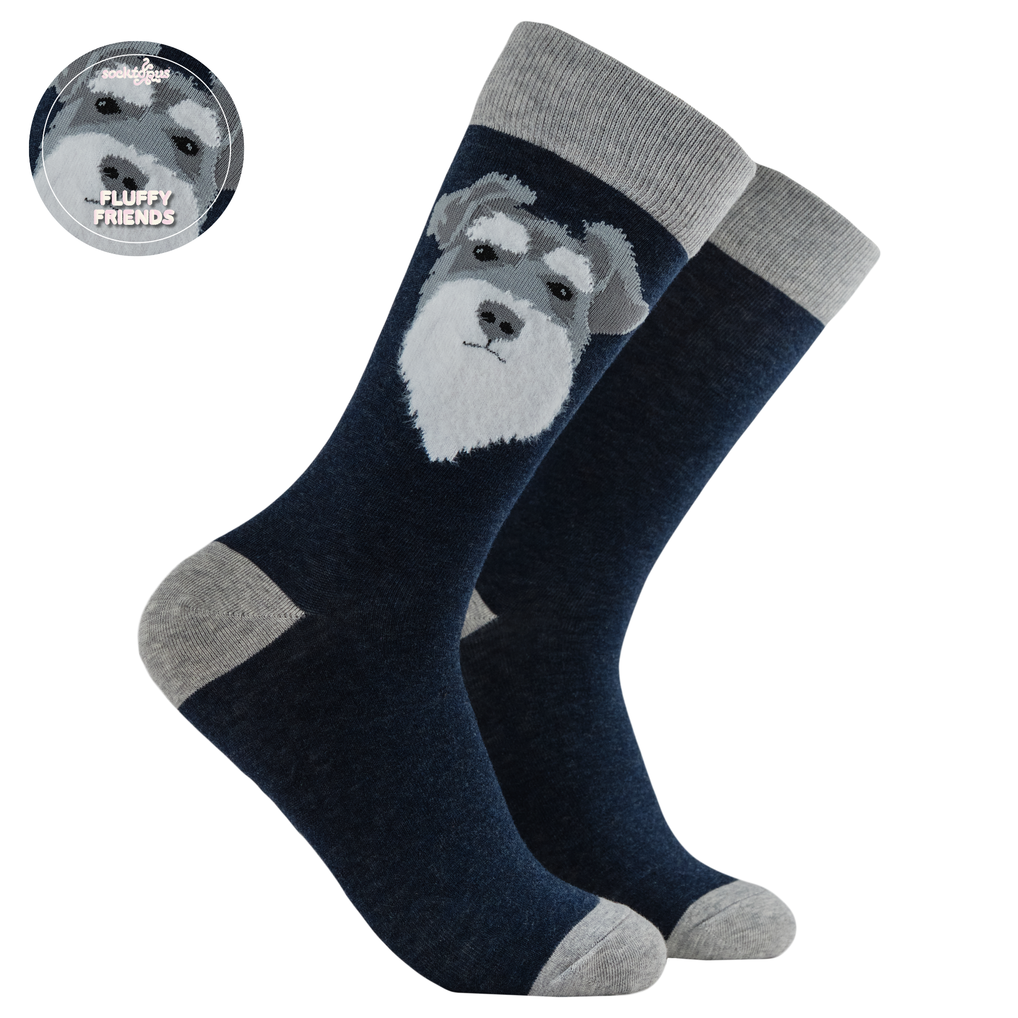 Fluffy Wowza Schnauzer Socks – Socktopus