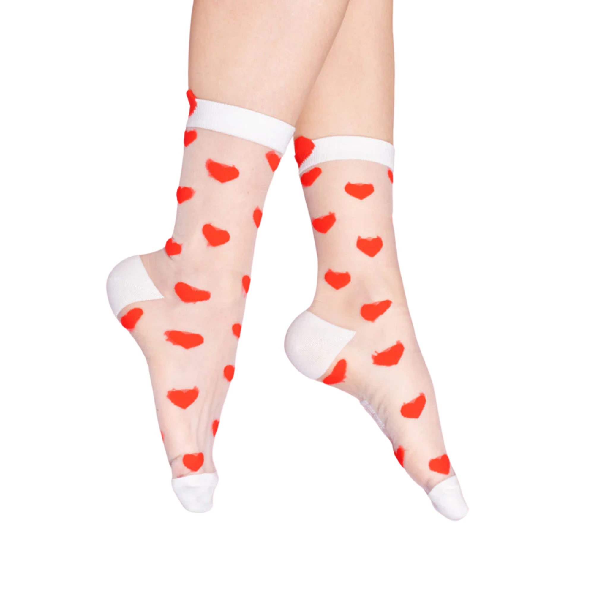 HEART SHEER SOCKS COUCOU SUZETTE – Socktopus - Main Image