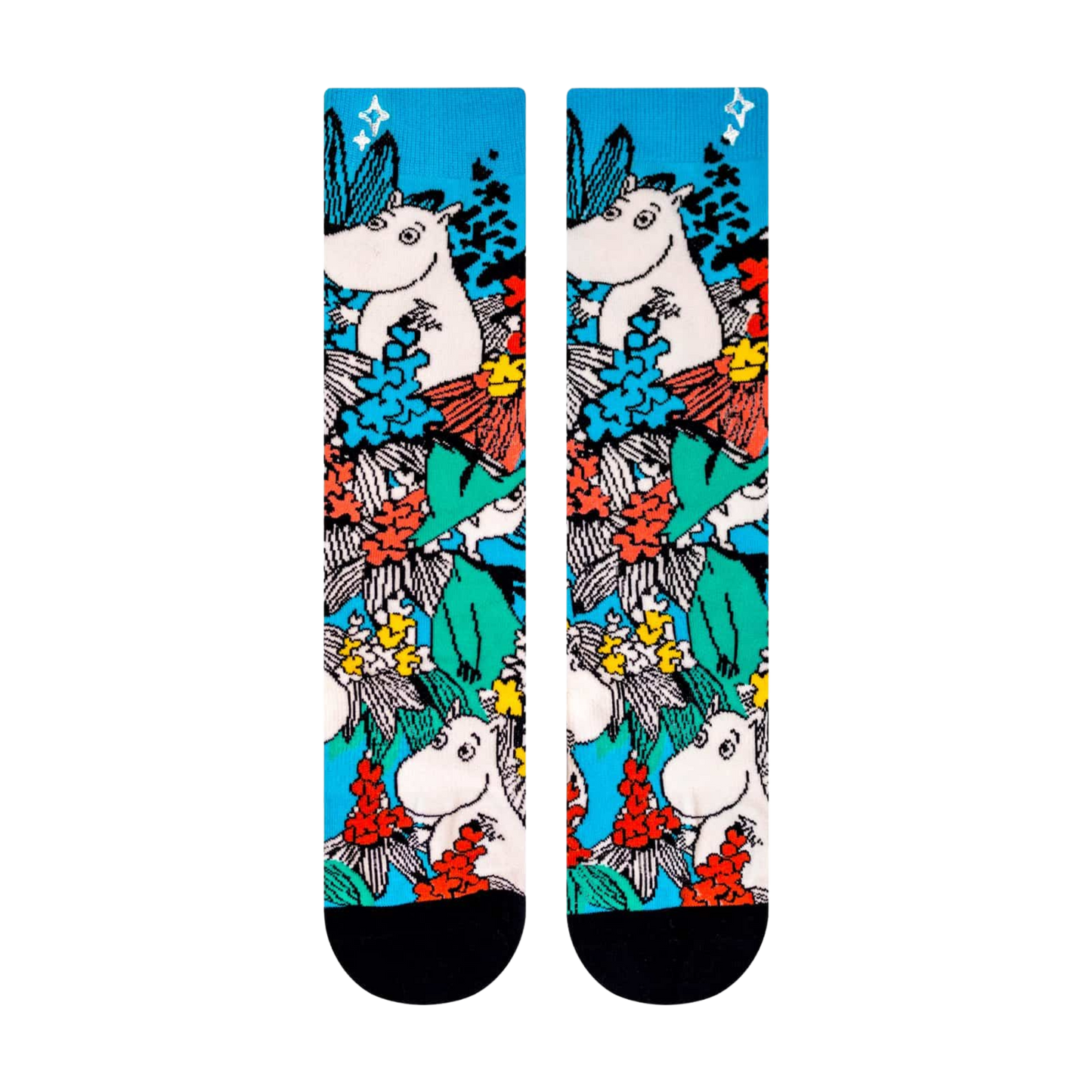 Moomin Maronie Socks. A pair of socks featuring all your favourite Moomins.
