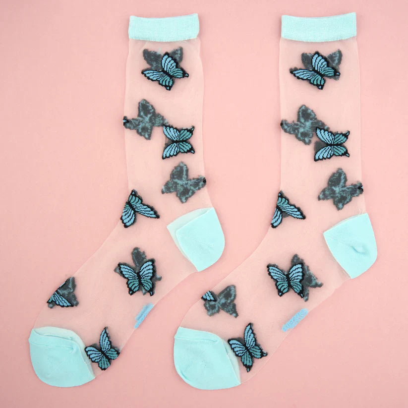 BUTTERFLY SHEER SOCKS COUCOU SUZETTE – Socktopus