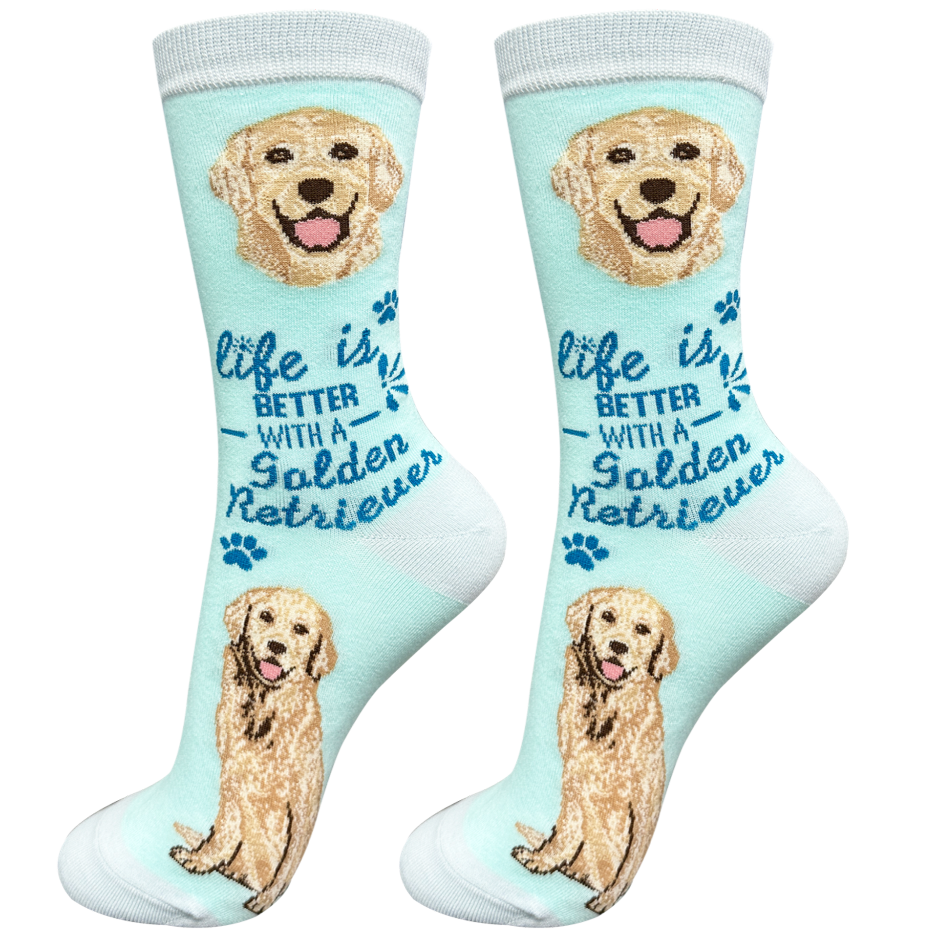 slim fit dress slacks Play Day Golden Retriever Socks | Great Golden Socks - Sock Doggo