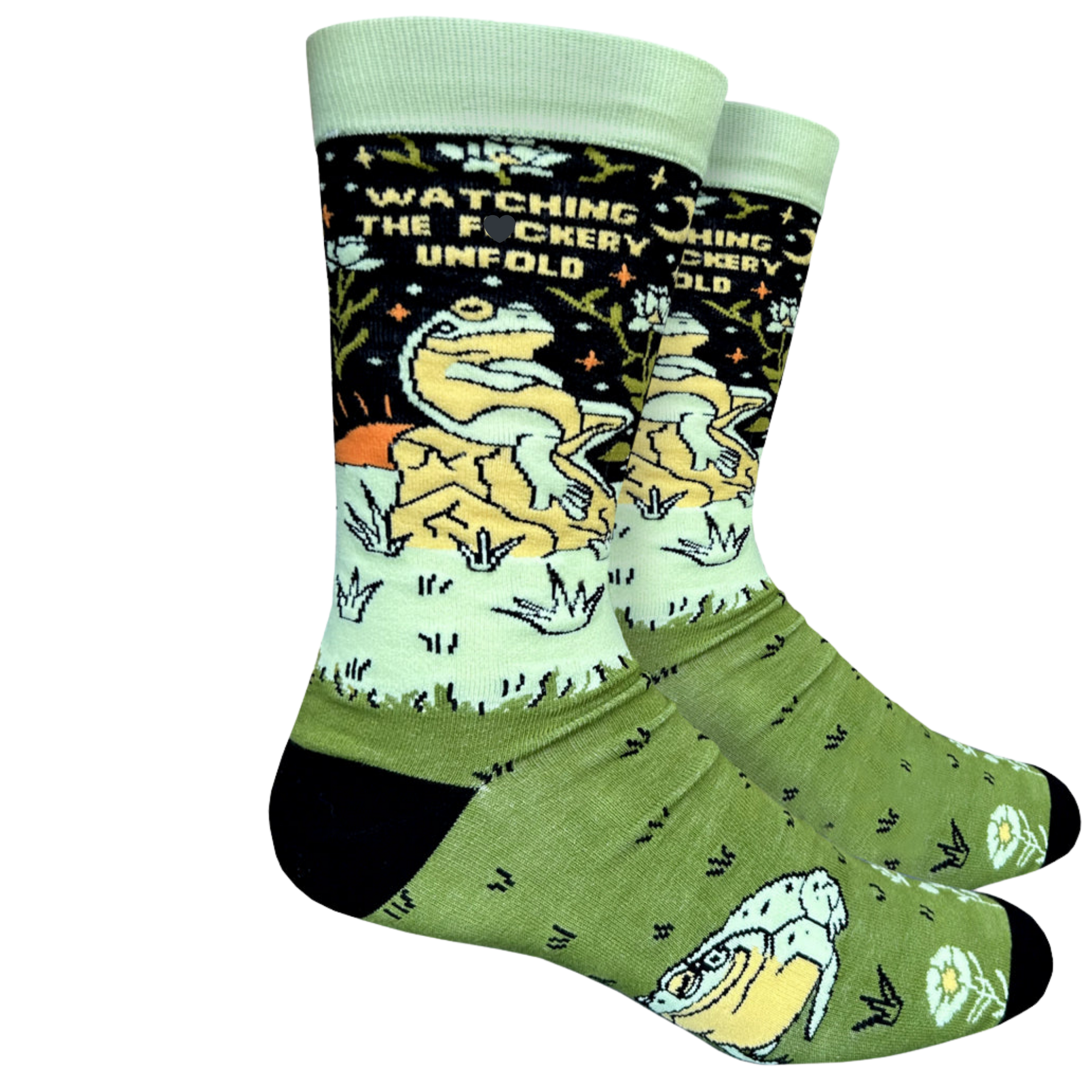 Watching the F**kery Unfold Socks - Large – Socktopus