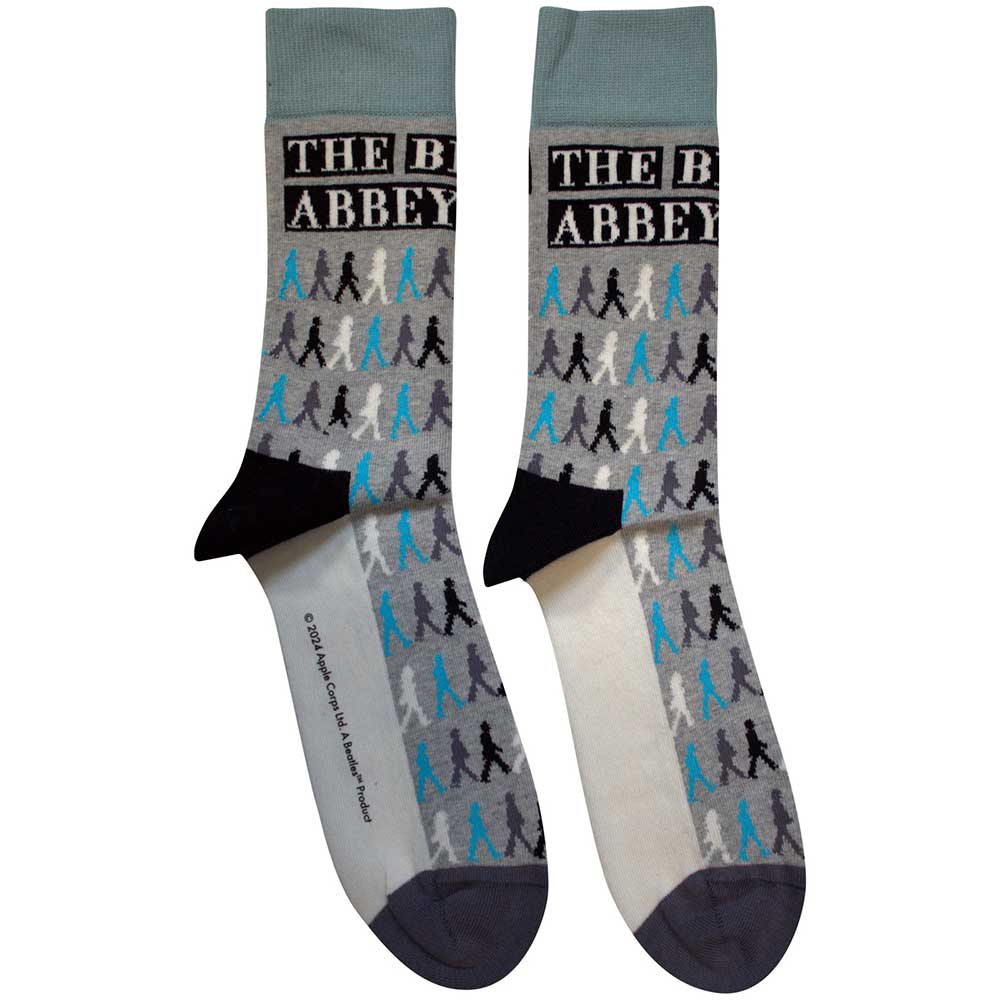 The Beatles Abbey Road Crossing Repeat Socks