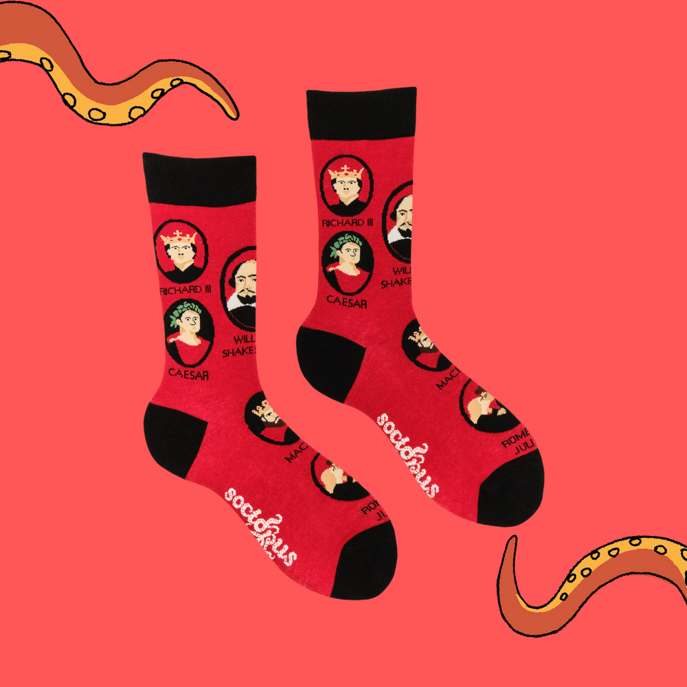 
                      
                        Shakespeare and His Characters Socks - RSC
                      
                    