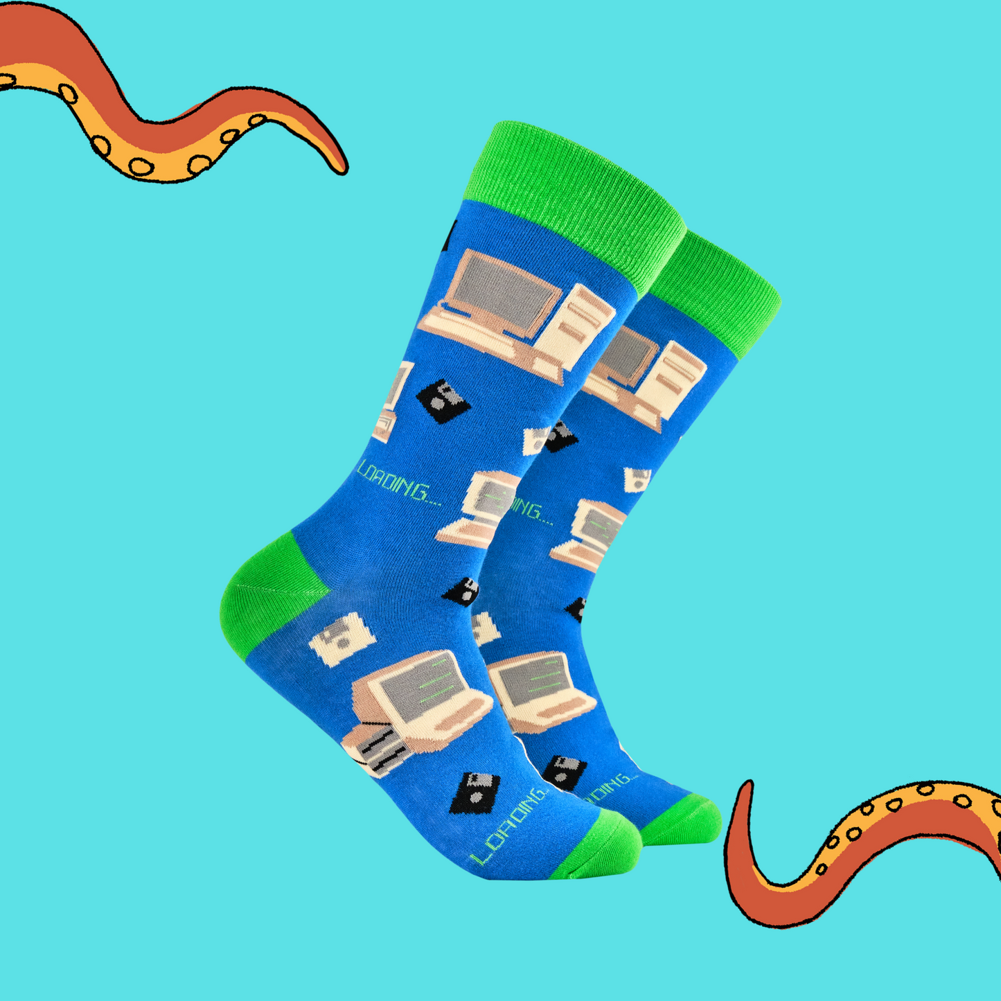 Computer Geek Socks - Socktopus - Free Shipping over £10
