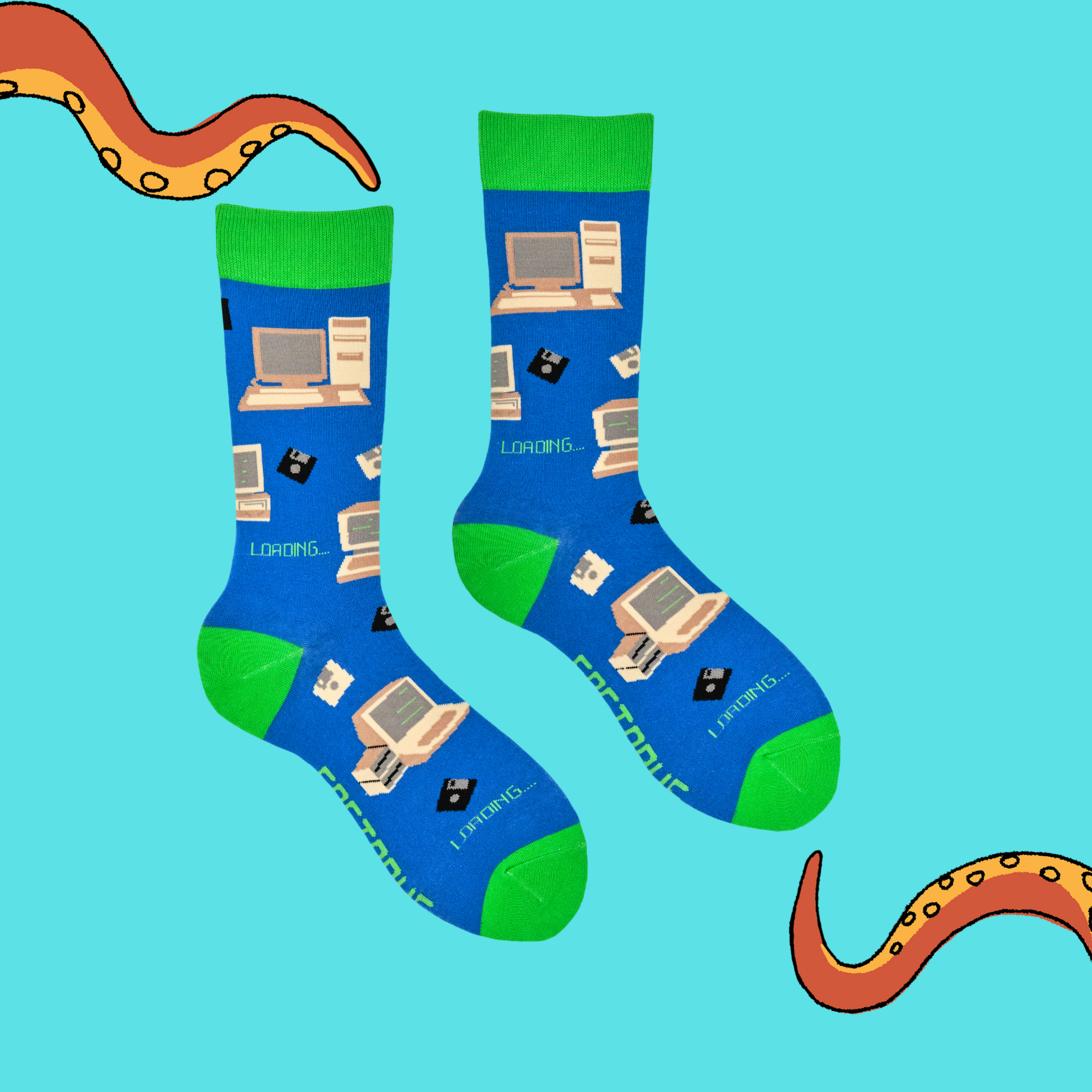 Computer Geek Socks - Socktopus - Free Shipping over £10