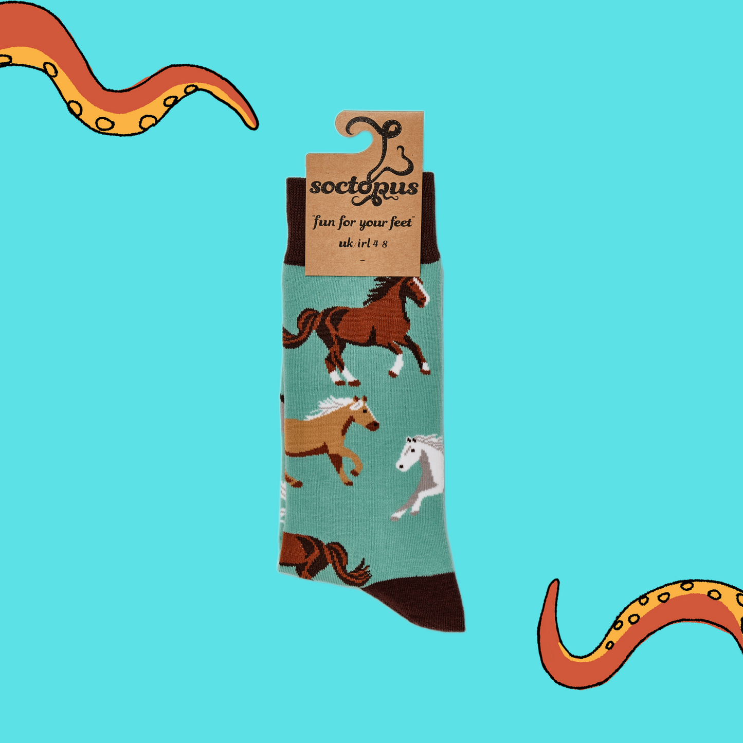 Low Ankle Socks Horse - Size 39-42 Low Ankle Socks Horse - Size 39-42