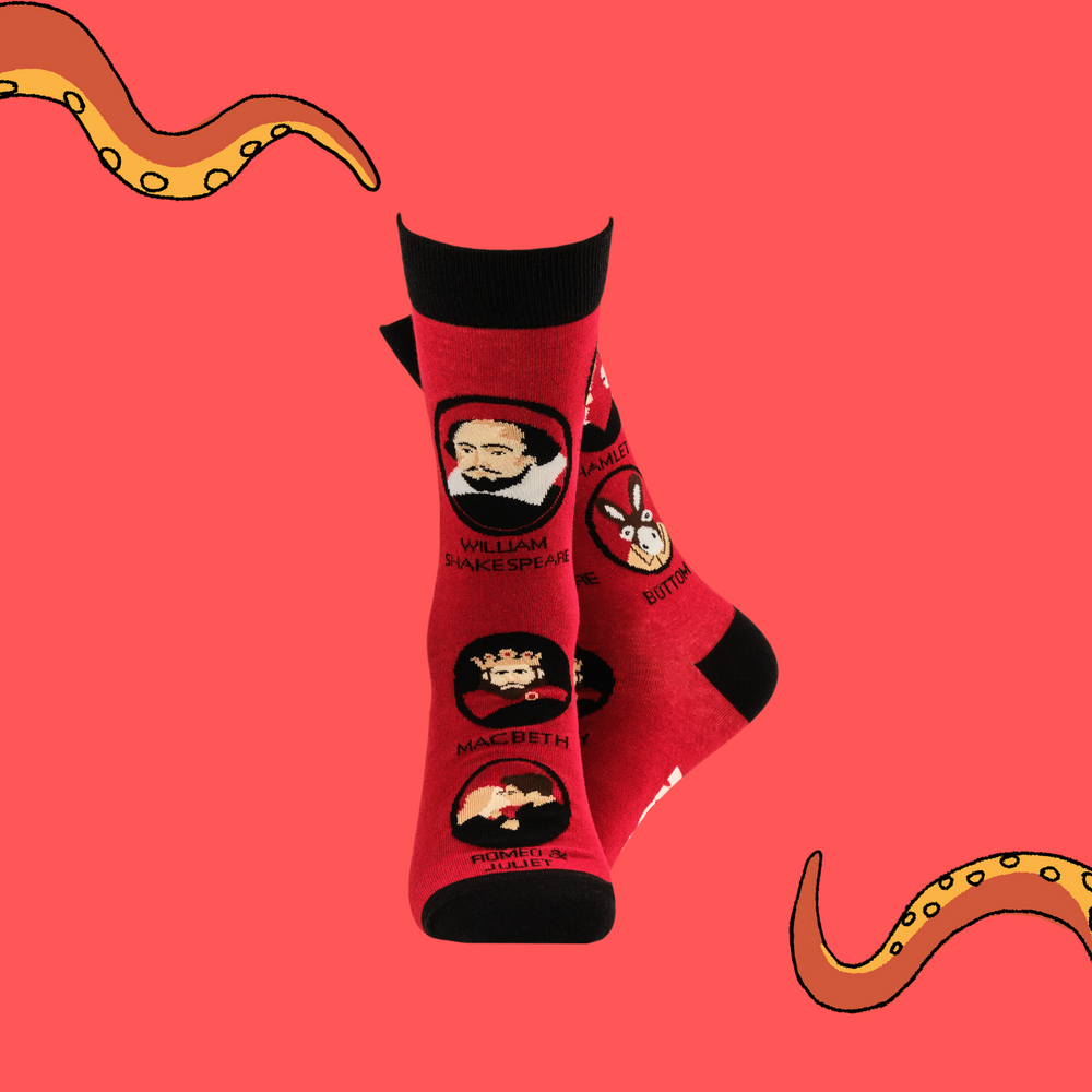 
                      
                        Shakespeare and His Characters Socks - RSC
                      
                    