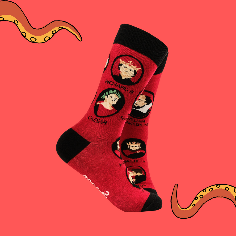 
                      
                        Shakespeare and His Characters Socks - RSC
                      
                    