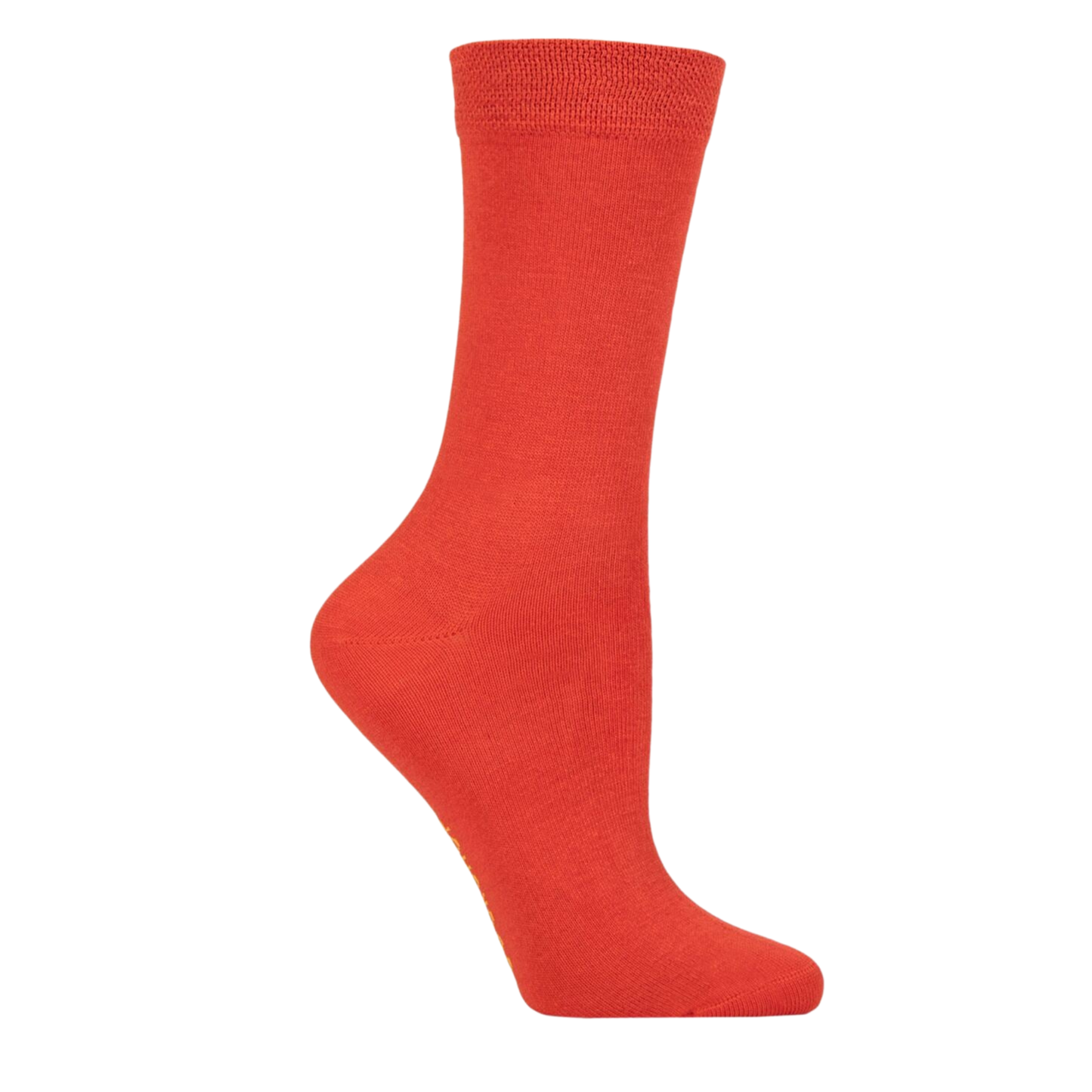Rainbow Bamboo - Red - Diamond and Rust. A red pair of bamboo socks. 