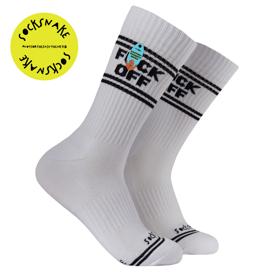 Sweary Sports Socks - F**k Off