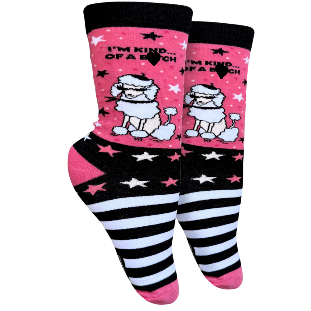 I'm Kind of a B**ch Socks - Small