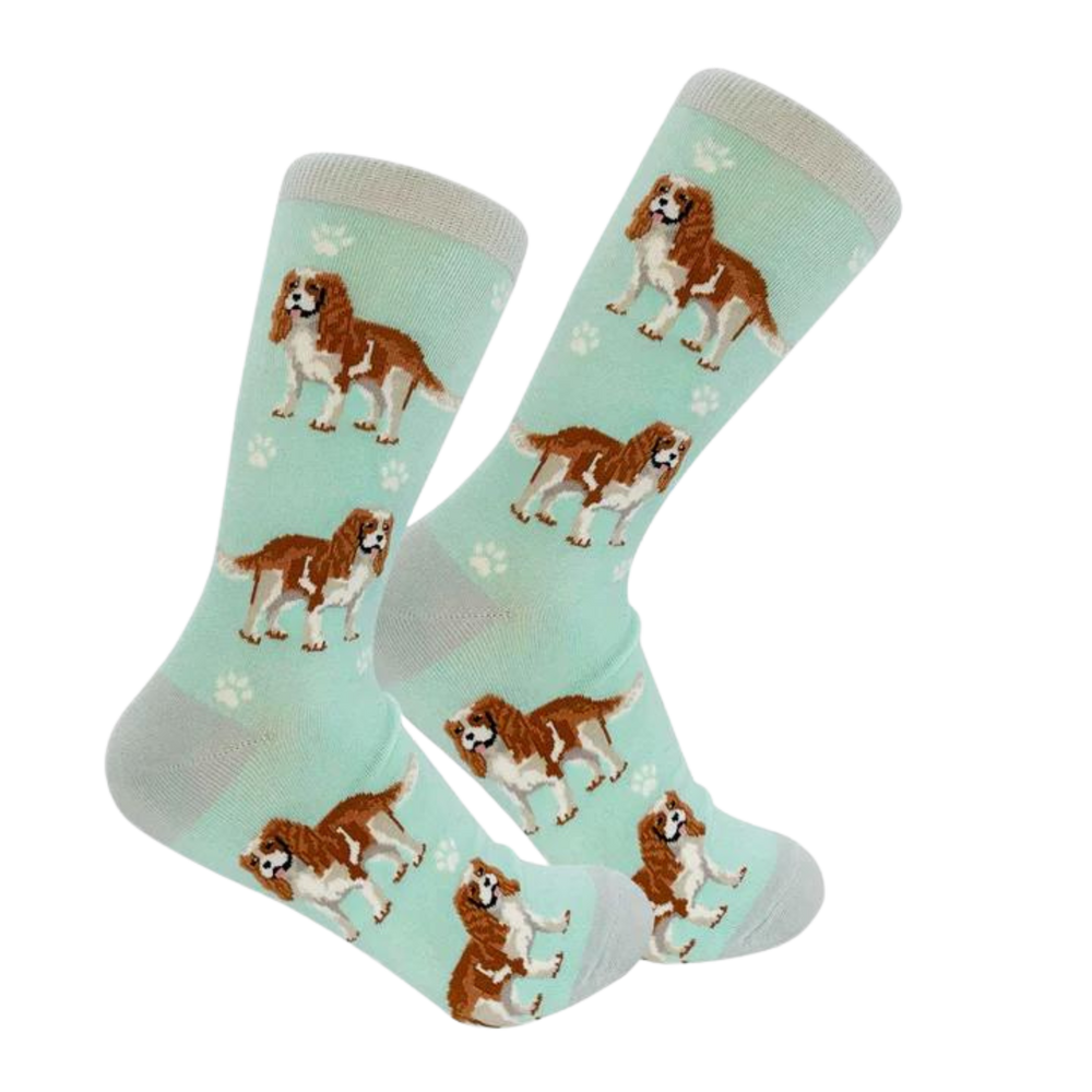 King Charles Cavalier Dog Full Body Socks