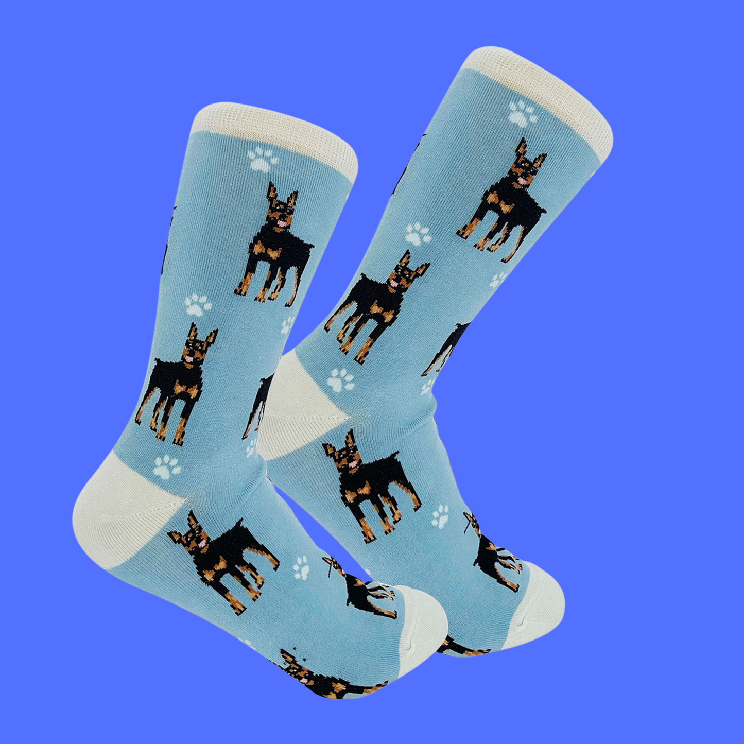 Doberman Dog Full Body Socks