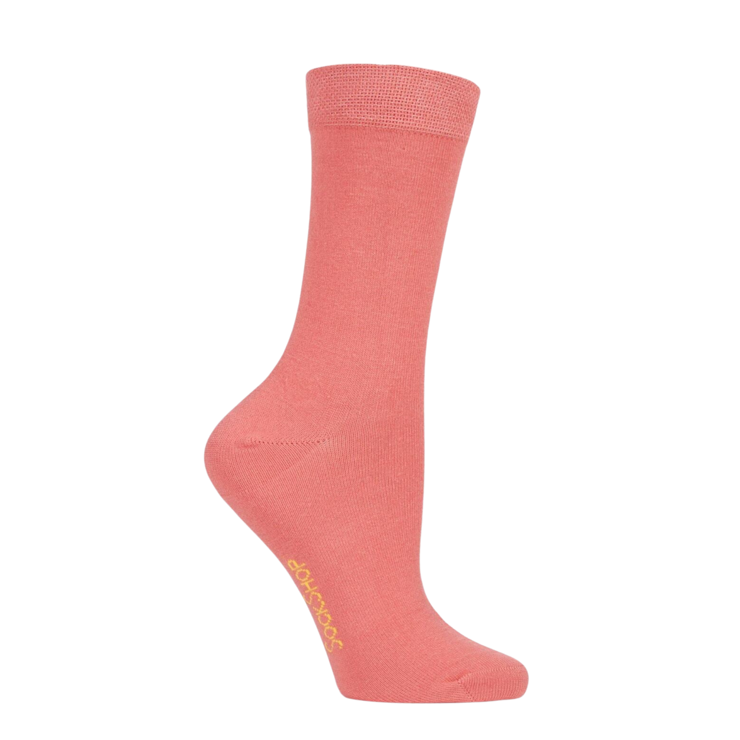 Rainbow Bamboo - Peach - Peaches and Cream. A pair of peach bamboo socks.