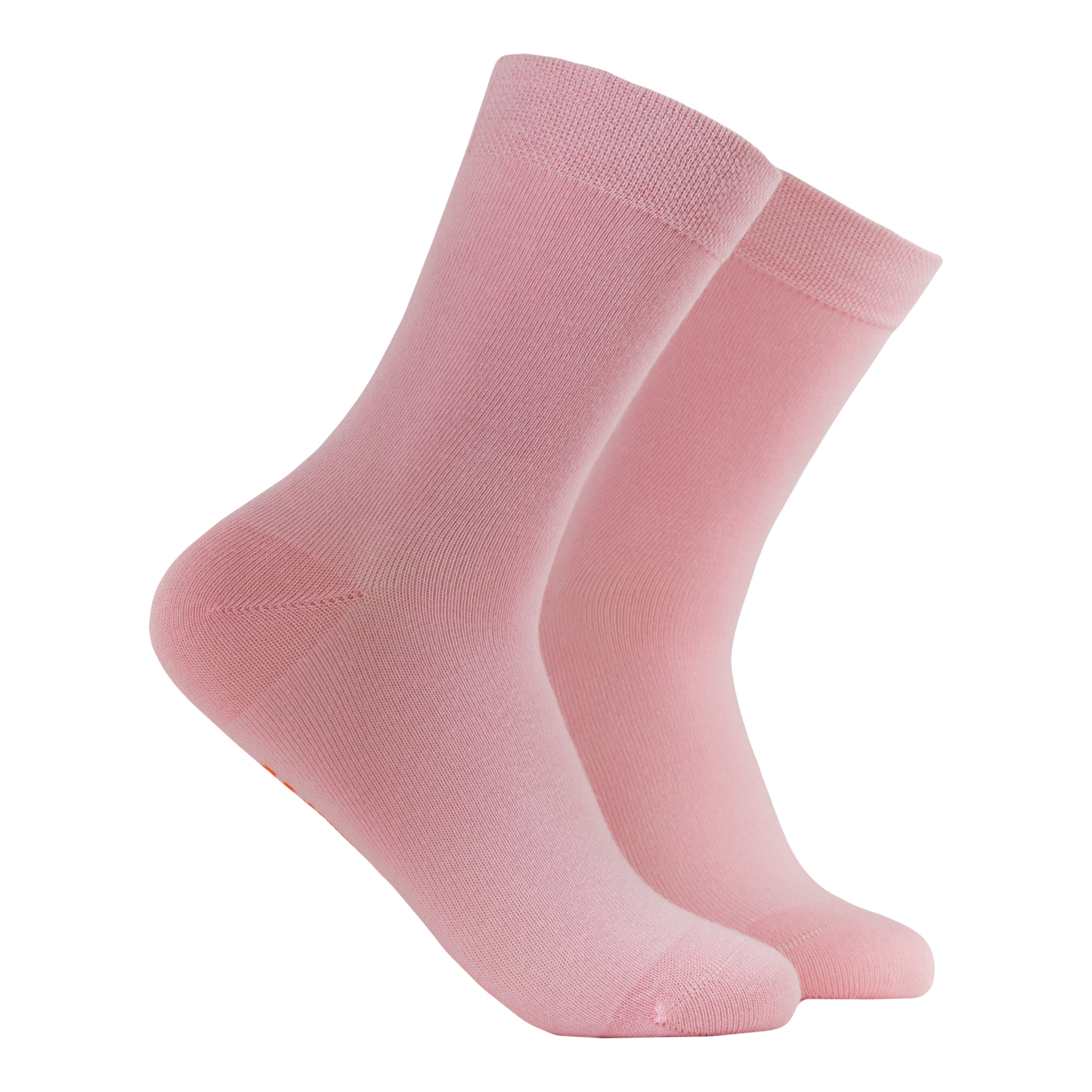 Pink Lemonade - Bamboo Colours Socks. A pair of solid coloured bamboo socks. Soft Pink. 
