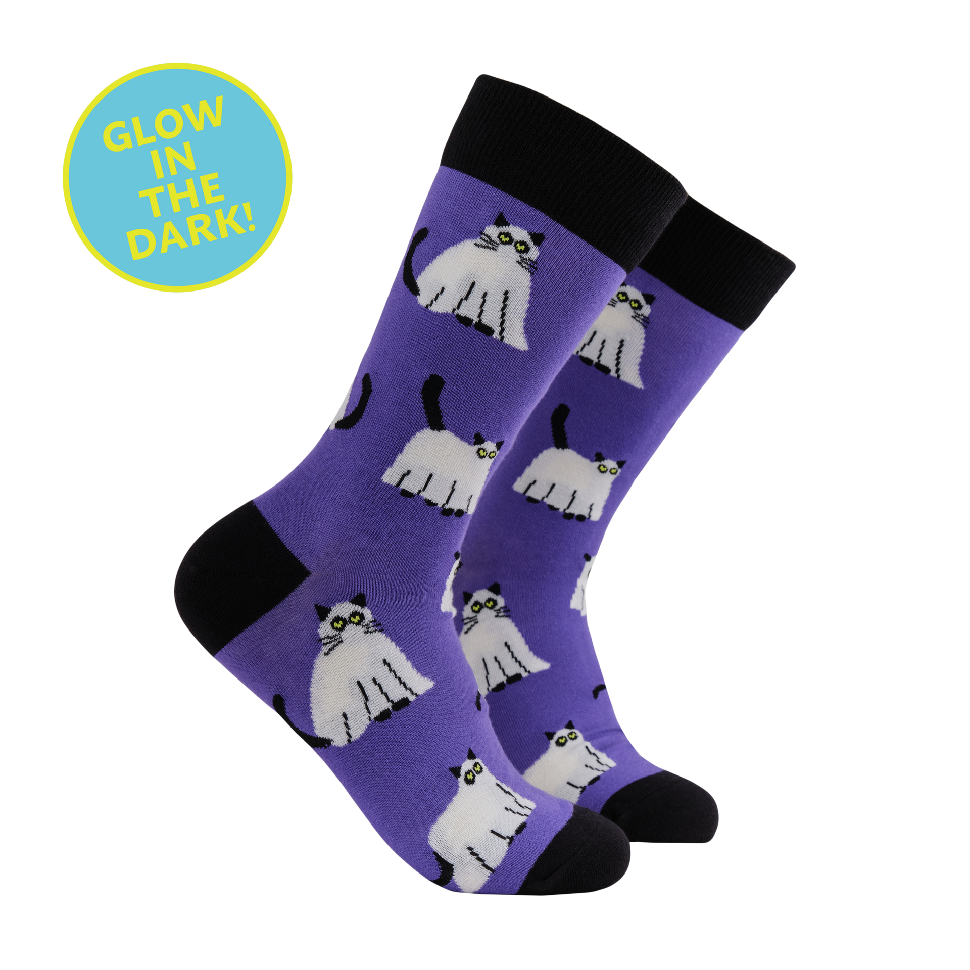 Ghost Cat Socks - Purranormal Activity - Socktopus