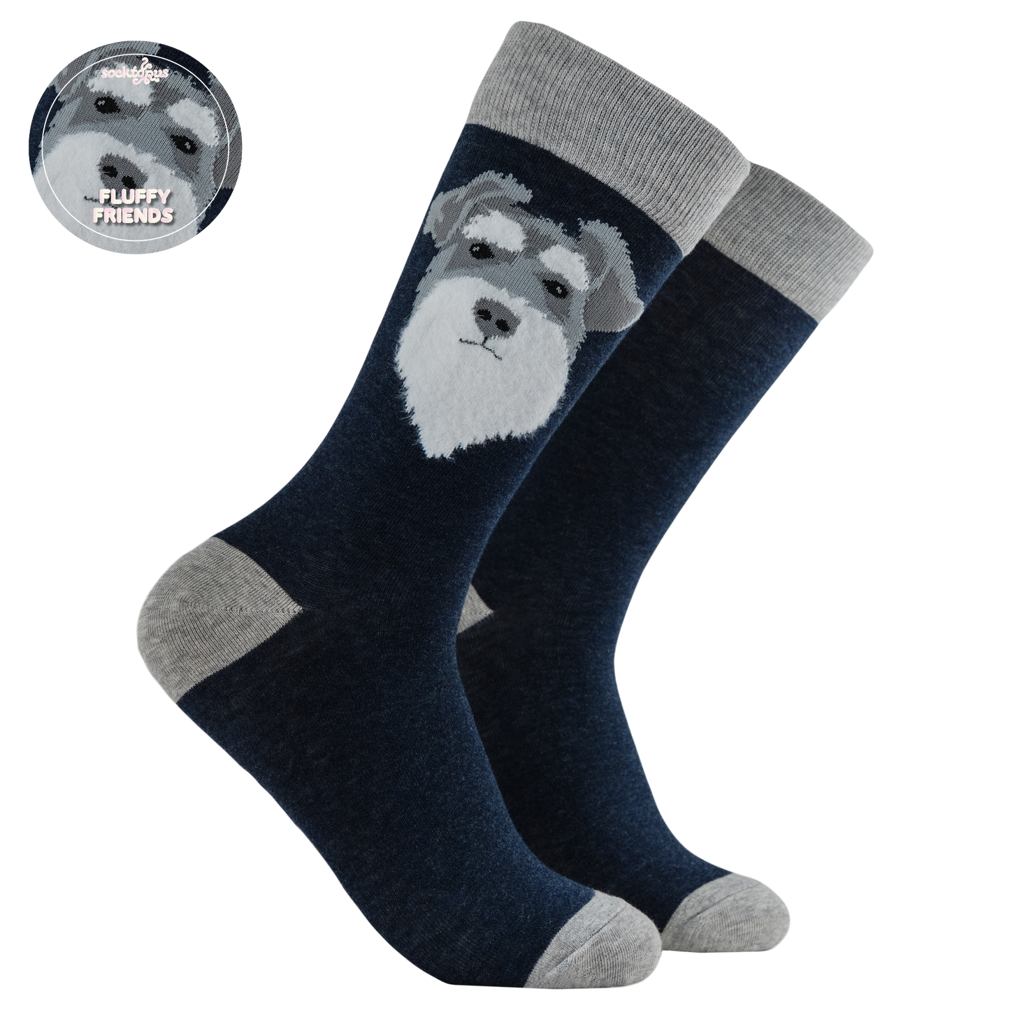 Fluffy Wowza Schnauzer Socks – Socktopus Fluffy Wowza Schnauzer Socks – Socktopus