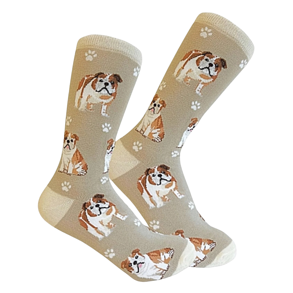 Bulldog Dog Full Body Socks