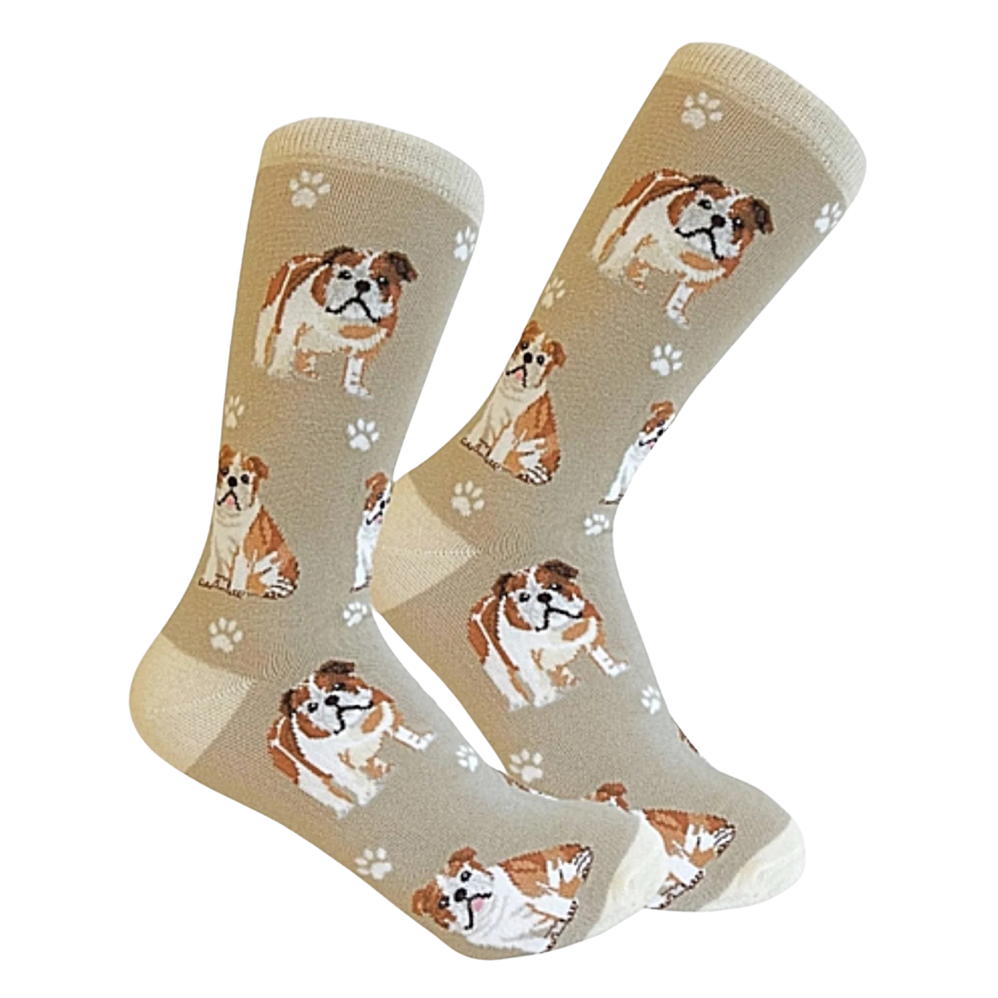 Bulldog Dog Full Body Socks