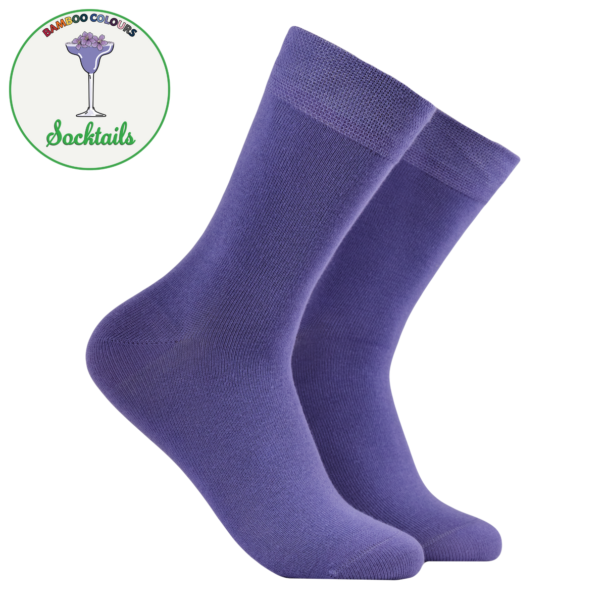 Violet Daiquiri - Bamboo Colours Socks - Socktopus