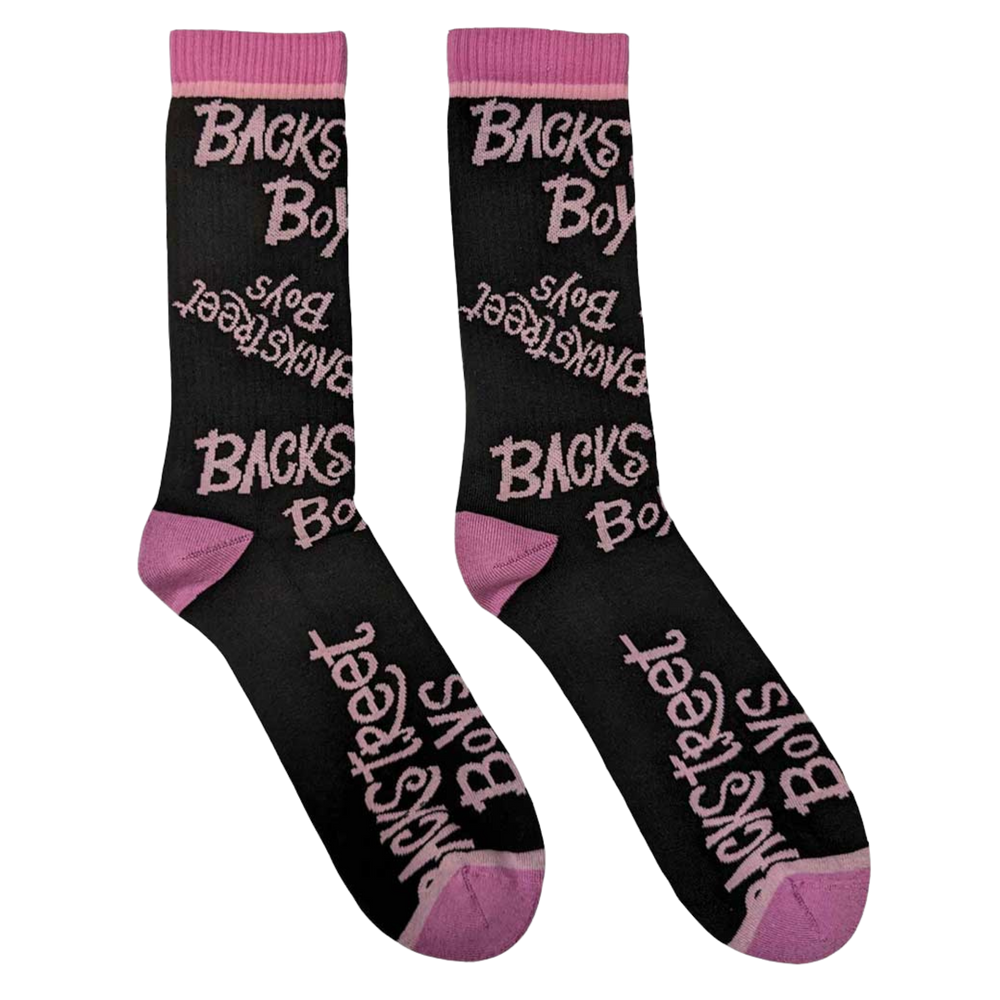 Backstreet Boys Logo Repeat Socks