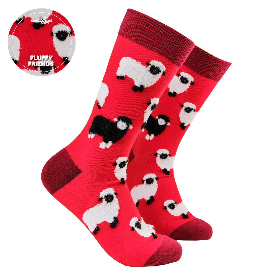 Fluffy Sheep Socks