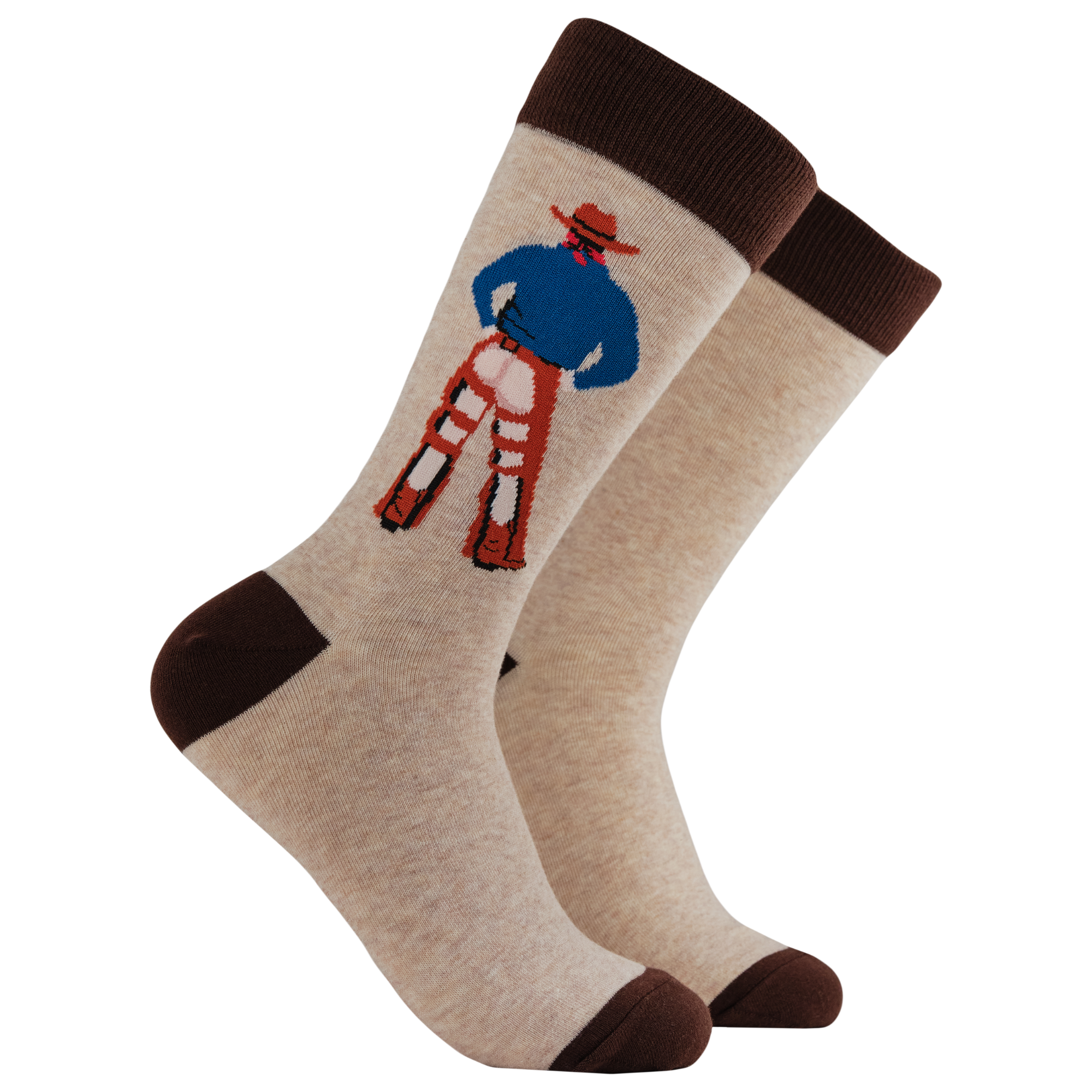 Cowboy Socks - Raw Hide – Socktopus