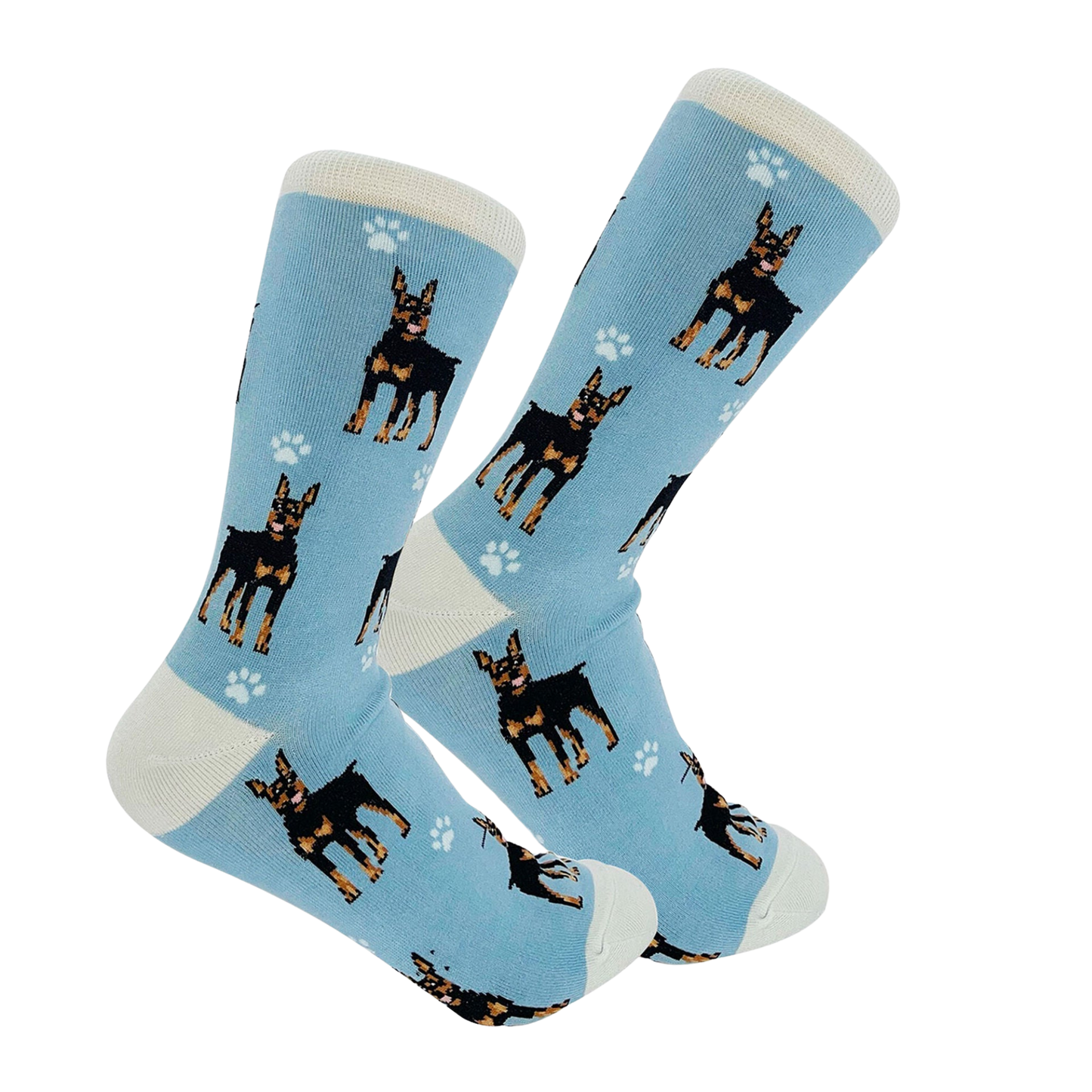 Doberman Dog Full Body Socks