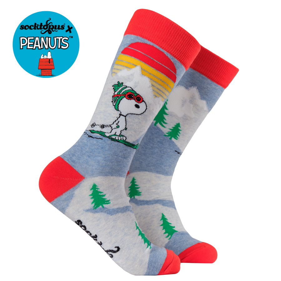 Snoopy In The Mountains Socks - Peanuts